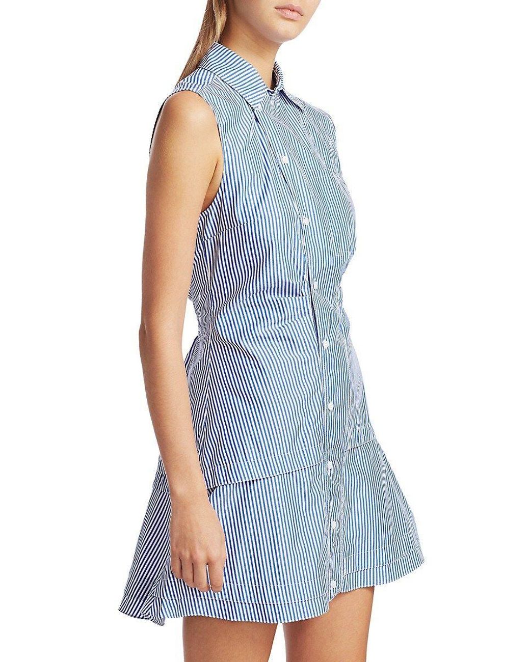 Derek lam 10 crosby striped clearance dress