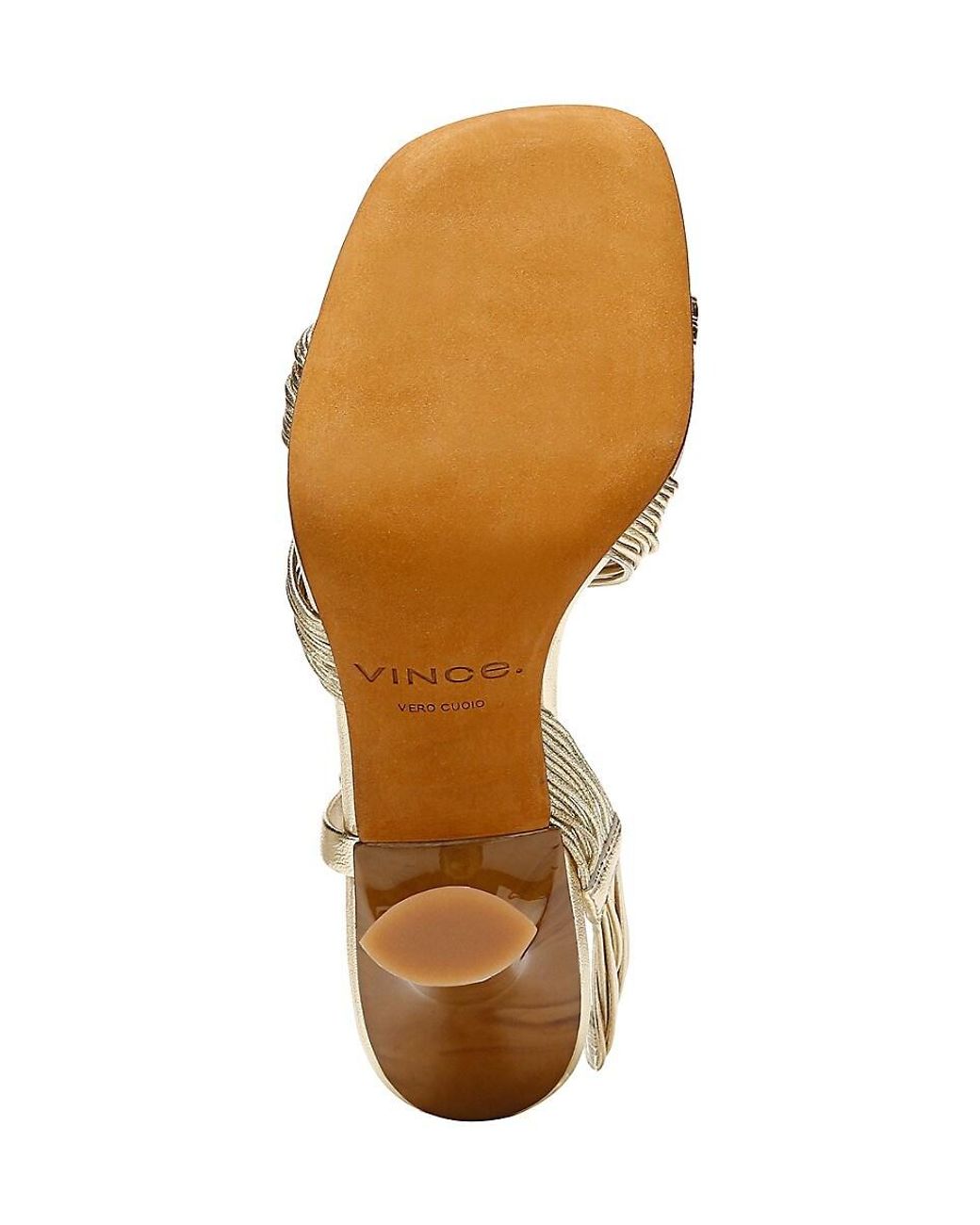 Vince Qala Leather Strappy Slingback Sandals in Black Lyst Canada