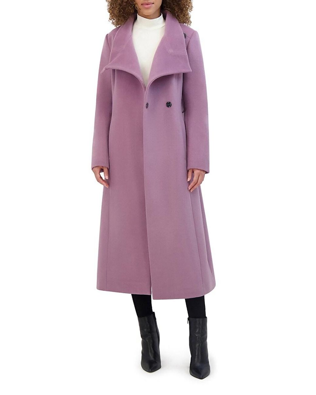 Belted Coat Kenneth Cole Wool Coat Women's Belted Wool Camel