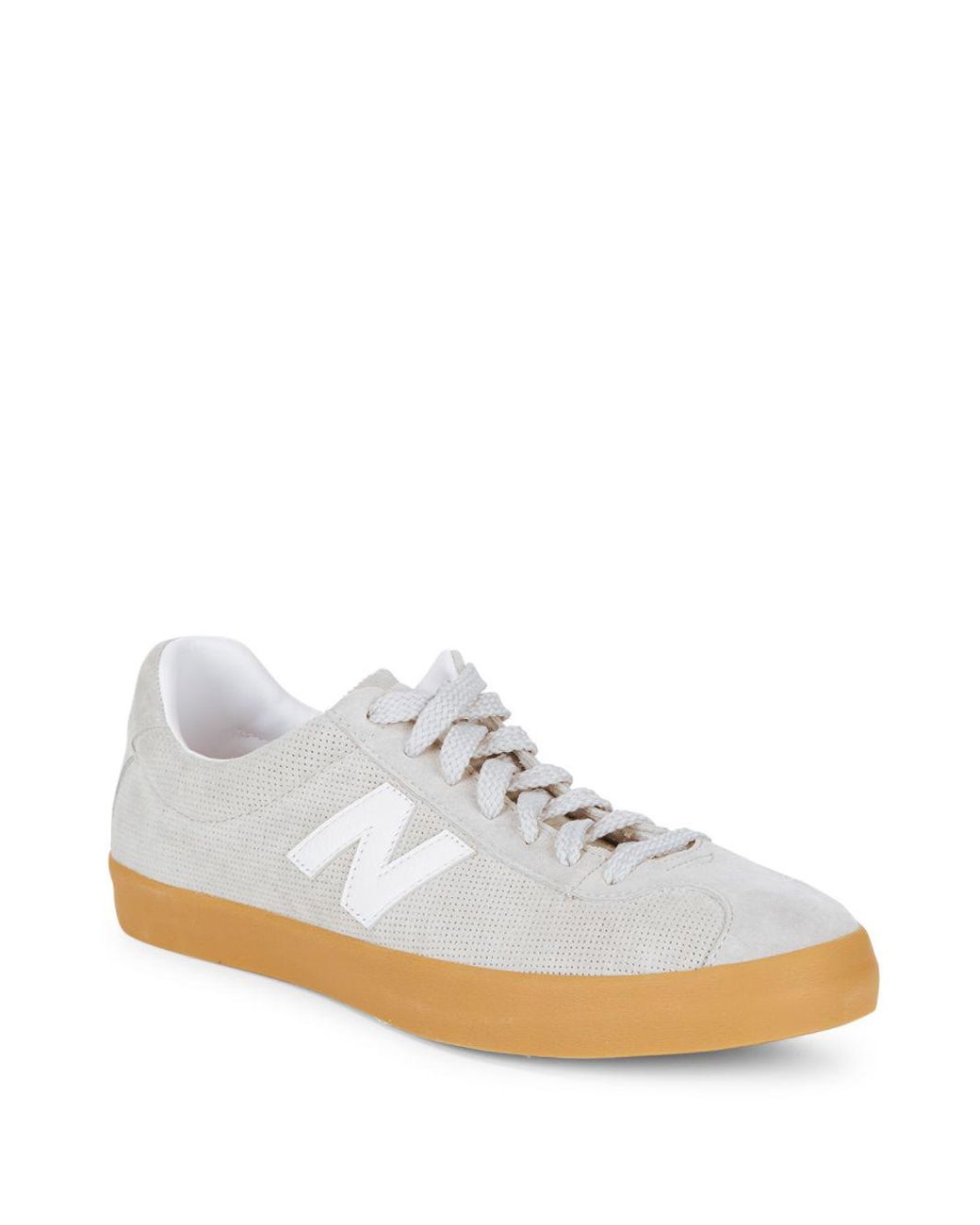 New Balance Tempus Suede Gum Sole Sneakers in Grey (Gray) | Lyst