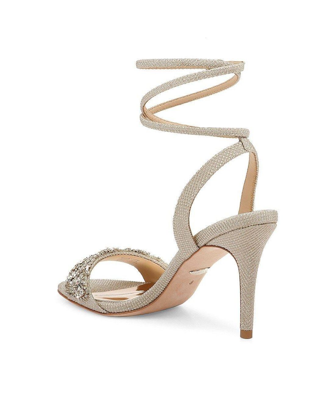 Badgley mischka jen ankle strap sandal hot sale