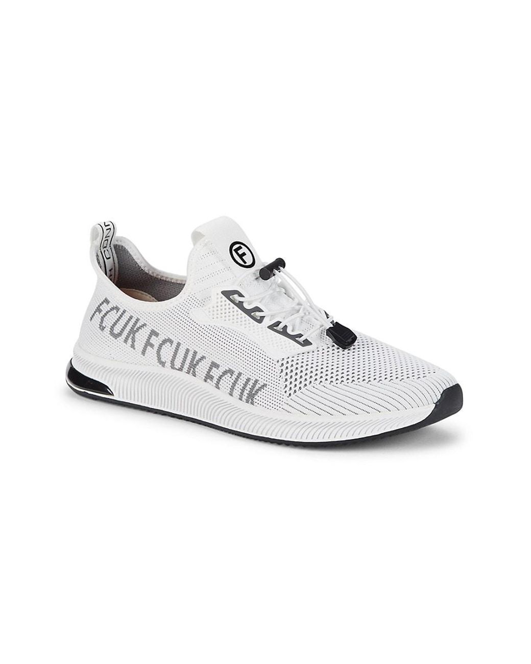French Connection Gaston Low-top Sneakers in White for Men | Lyst UK