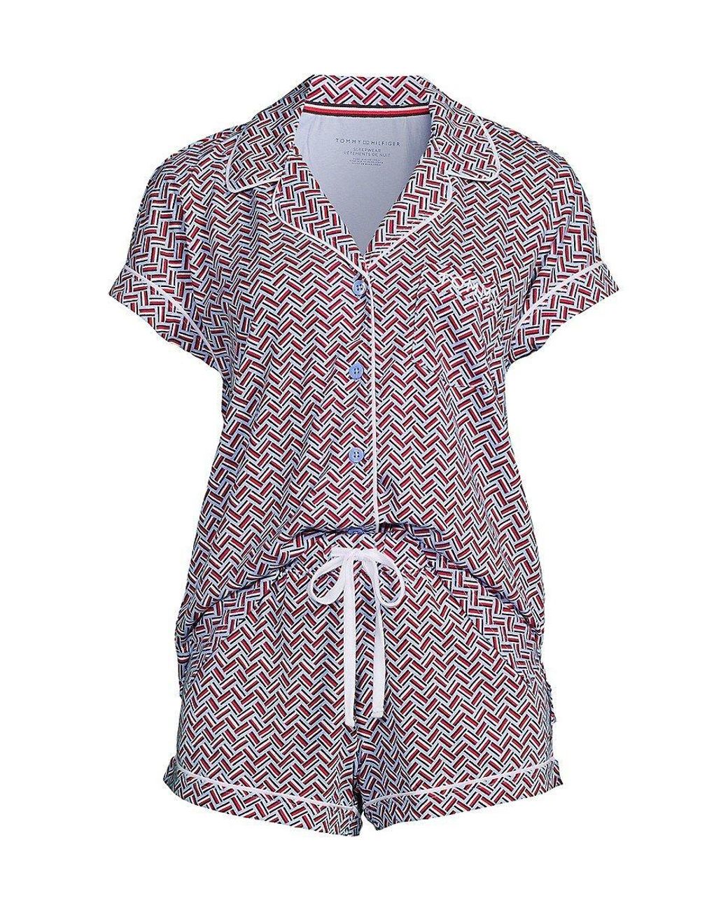 Tommy hilfiger 2 online piece pajama set
