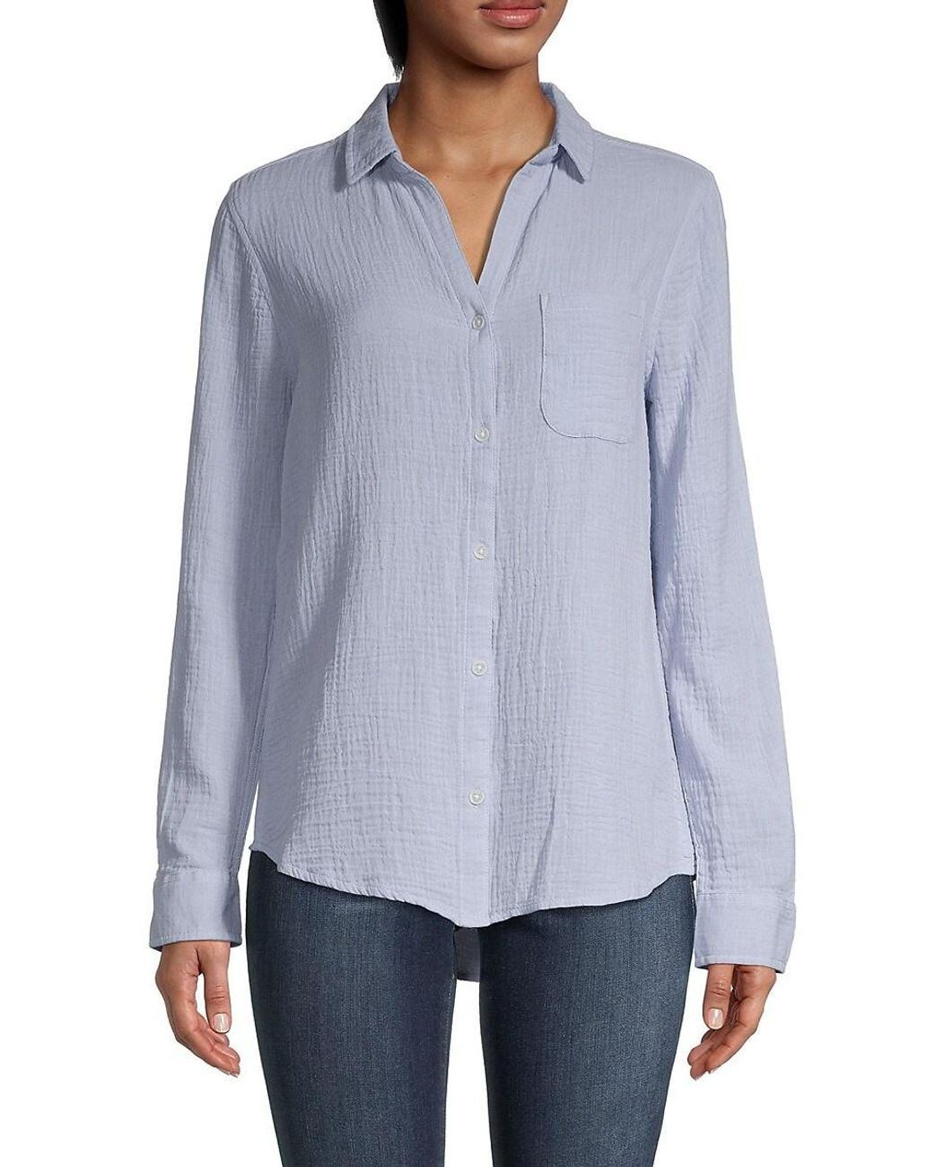Beach Lunch Lounge Beach Lunch Lounge Alessia Textured Shirt in Blue | Lyst