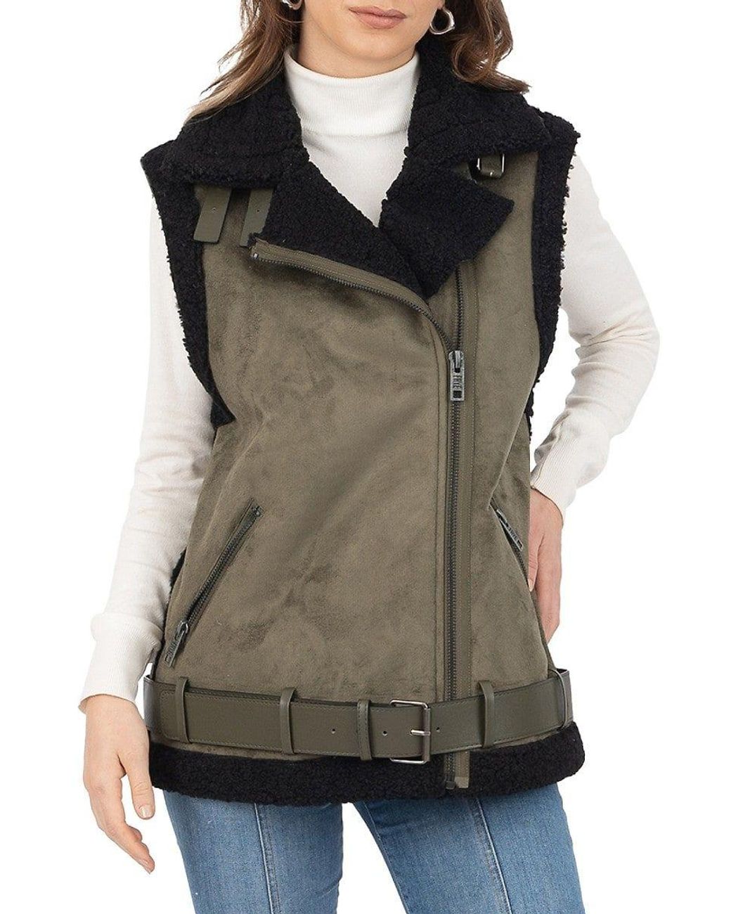 Frye gemma shearling top