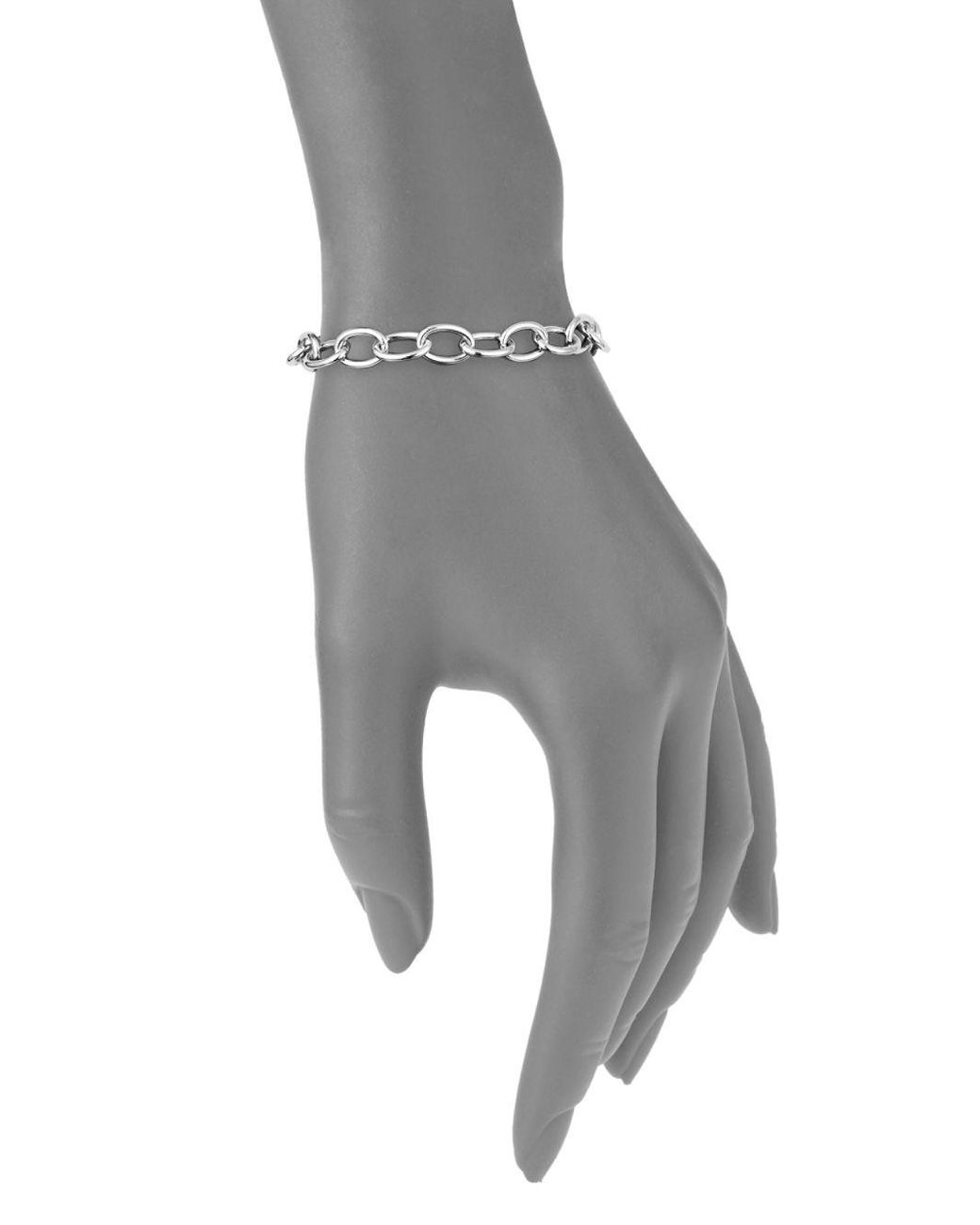 Oval clasping link deals bracelet