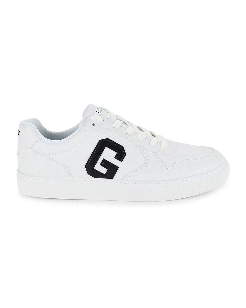 White fashion shoes guess