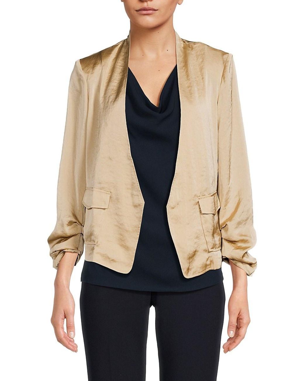 Dkny foundation discount open-front jacket