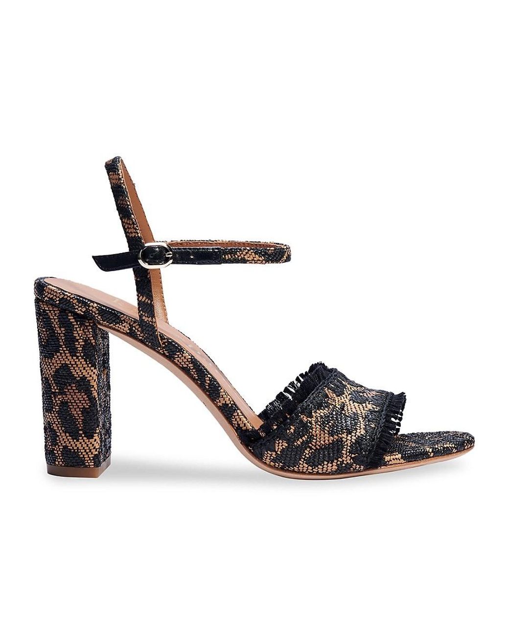 Kate Spade Olivia Raffia Tassle Sandal | Lyst