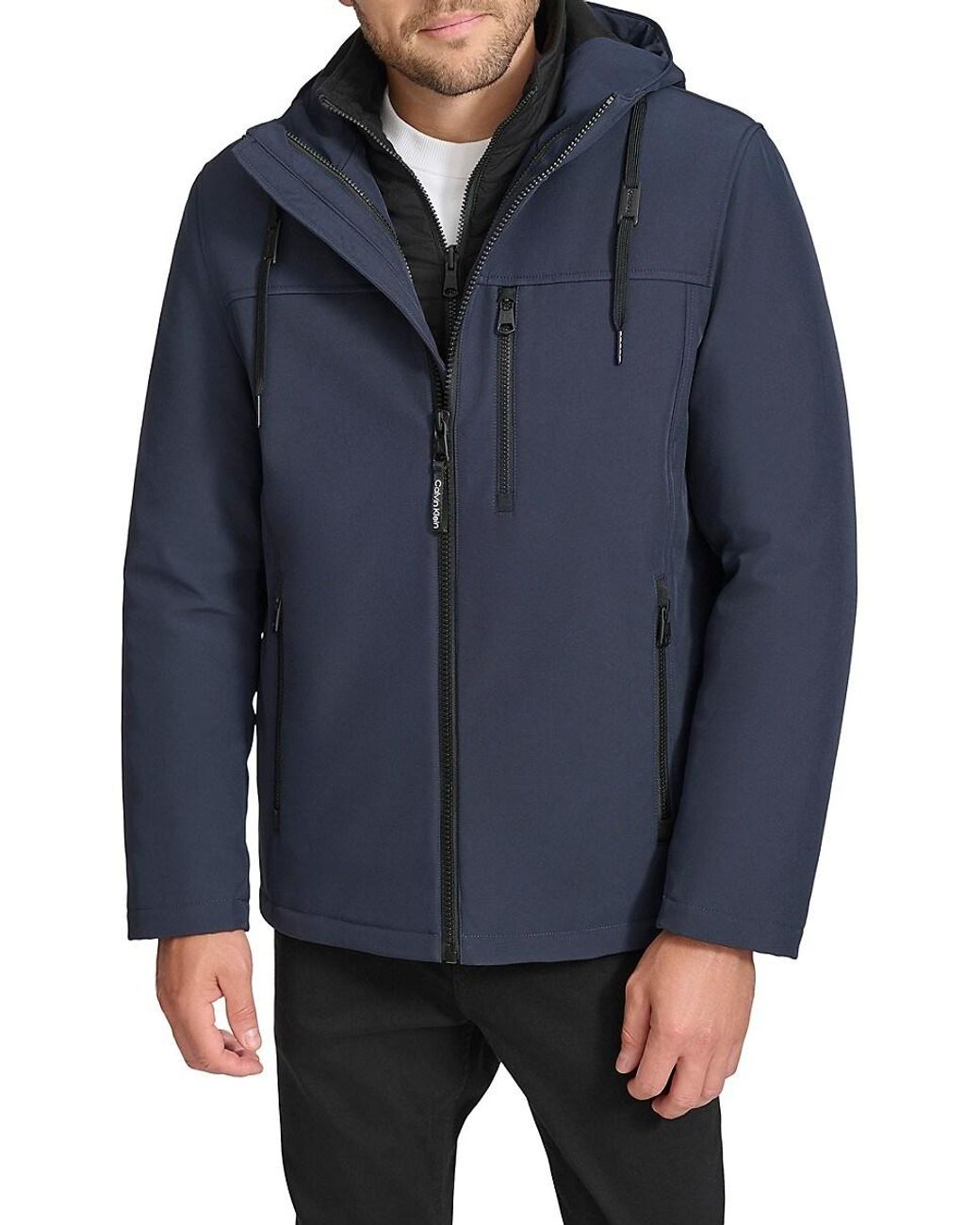 Calvin Klein 3 In 1 Systems Jacket in Blue for Men Lyst