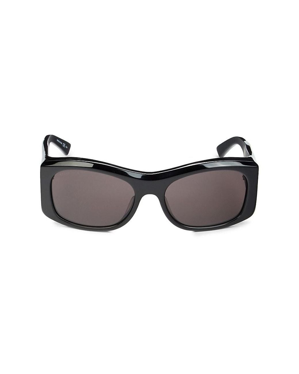 Balenciaga 59mm Rectangle Sunglasses in Black Lyst