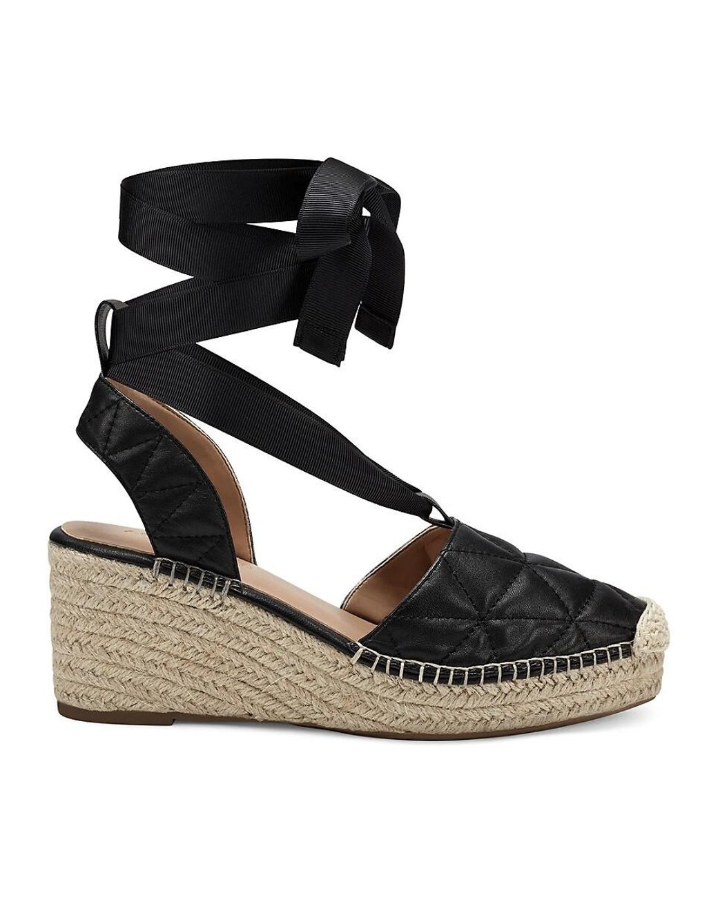 Aerosoles Smila Espadrille Wedge Sandals in Black | Lyst