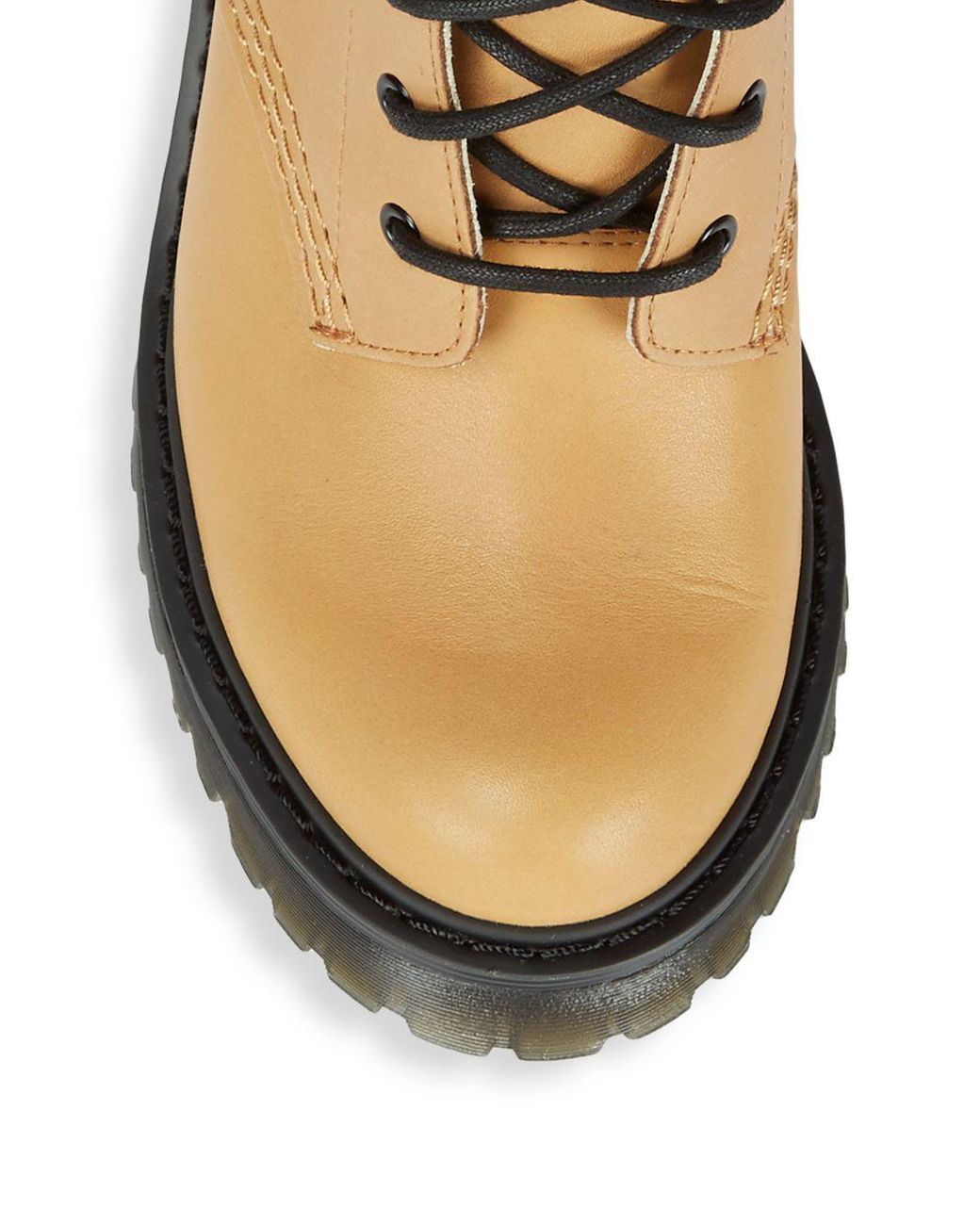 Dr. Martens Persephone Leather Boots in Brown Lyst
