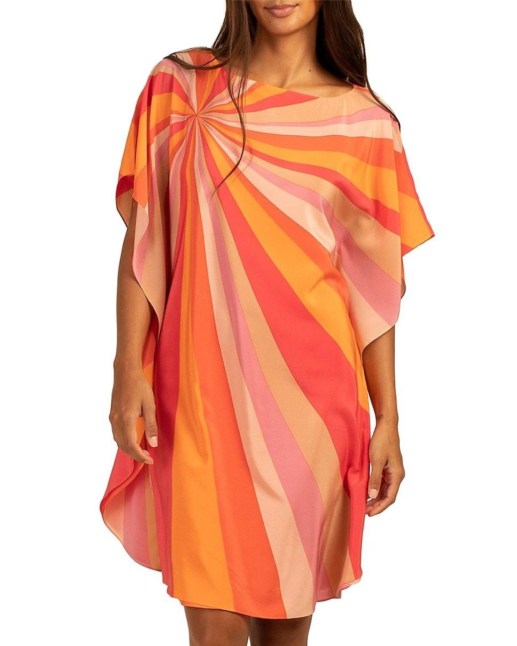 Trina turk glitterati hot sale silk dress