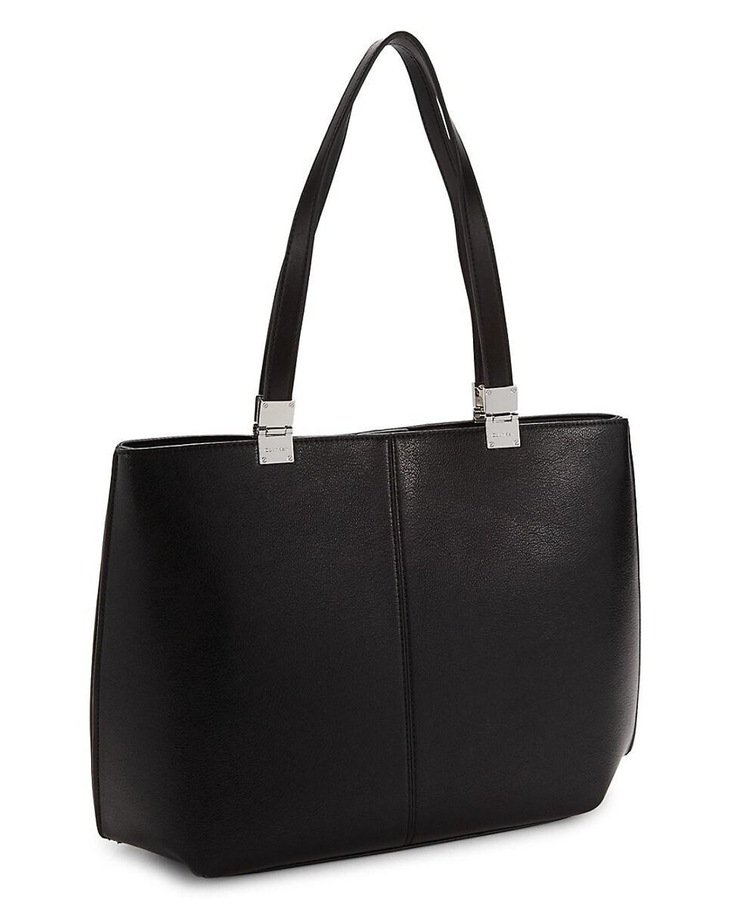 【レディース】 Granite Logo Tote バッグ Calvin Klein Granite Logo Tote in Black | Lyst