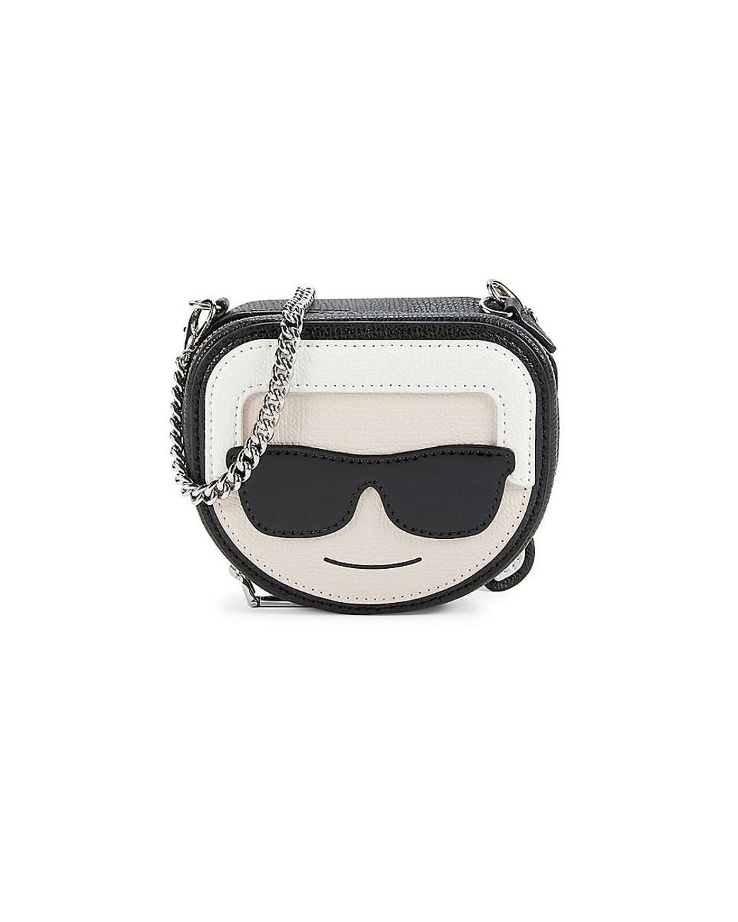 KARL LAGERFELD カミニ ウェッシ サンタル KL32206 DLB Women's K/SIGNATURE SMALL CROSSBODY BAG by KARL LAGERFELD