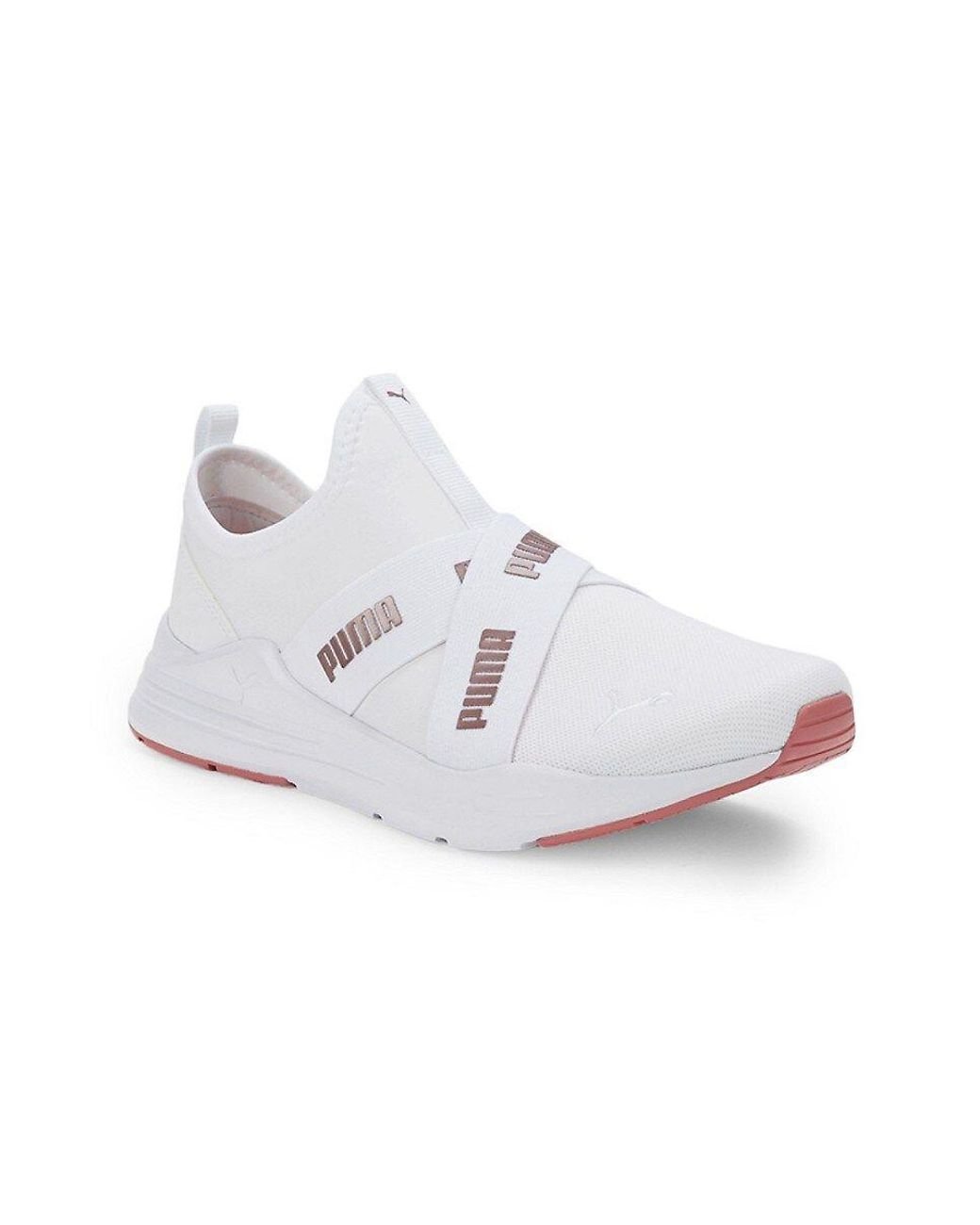 PUMA Wired Run Slip-on Sneakers in White | Lyst