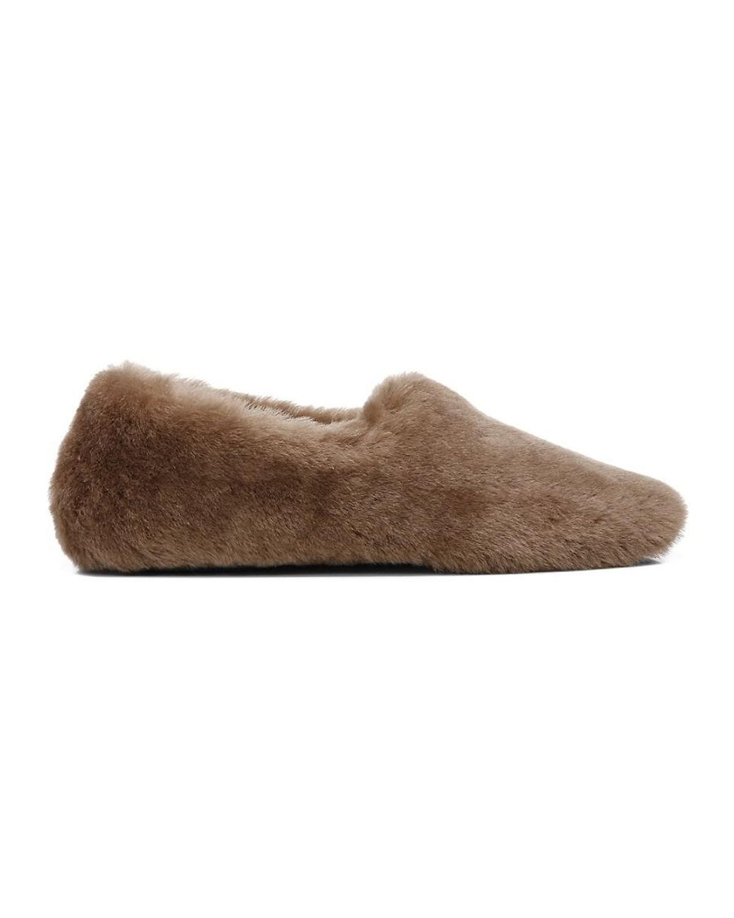 Vince Leather Emet Sheep Shearling Slippers in Tan (Natural) | Lyst