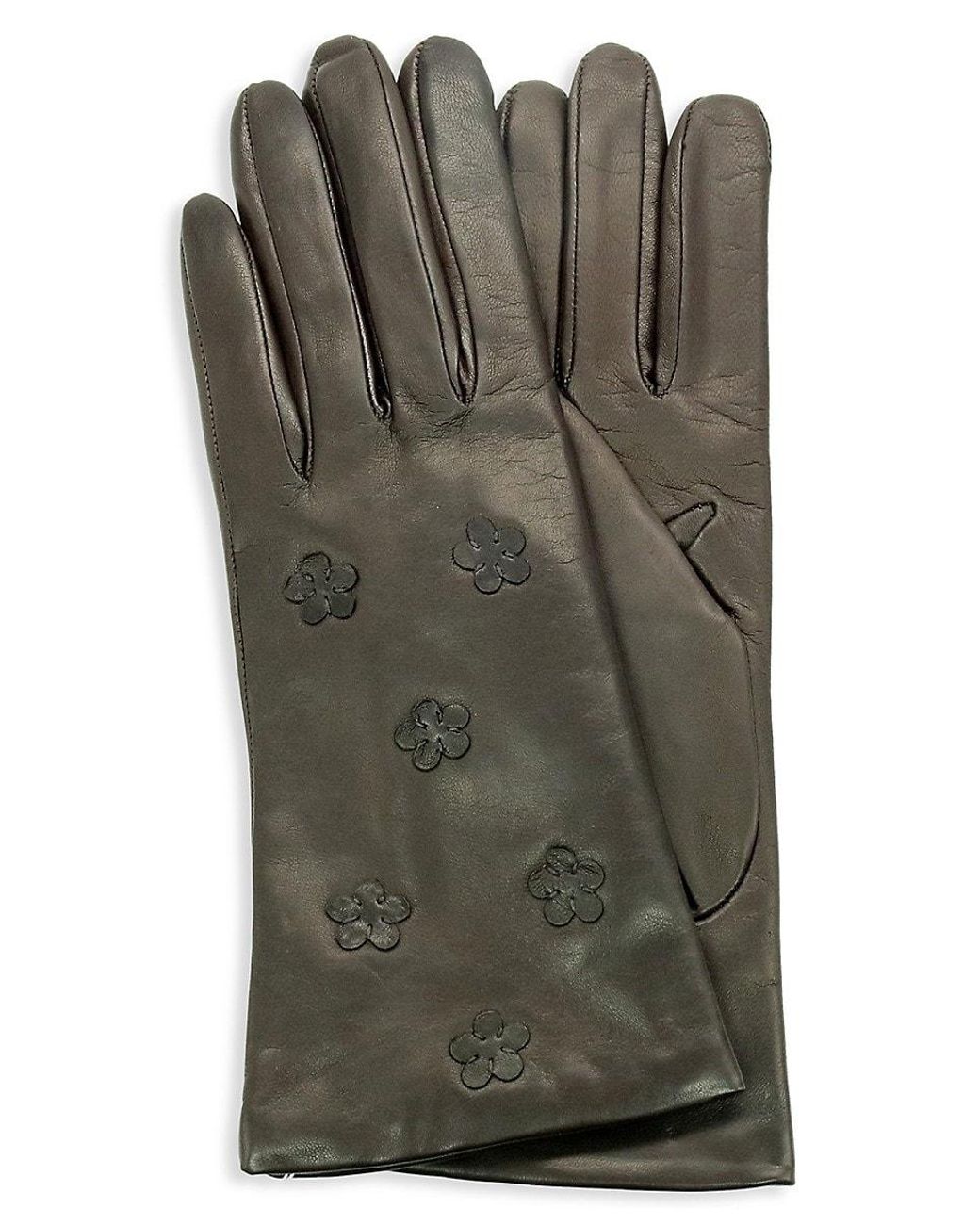 Portolano Floralprint Leather Gloves Lyst