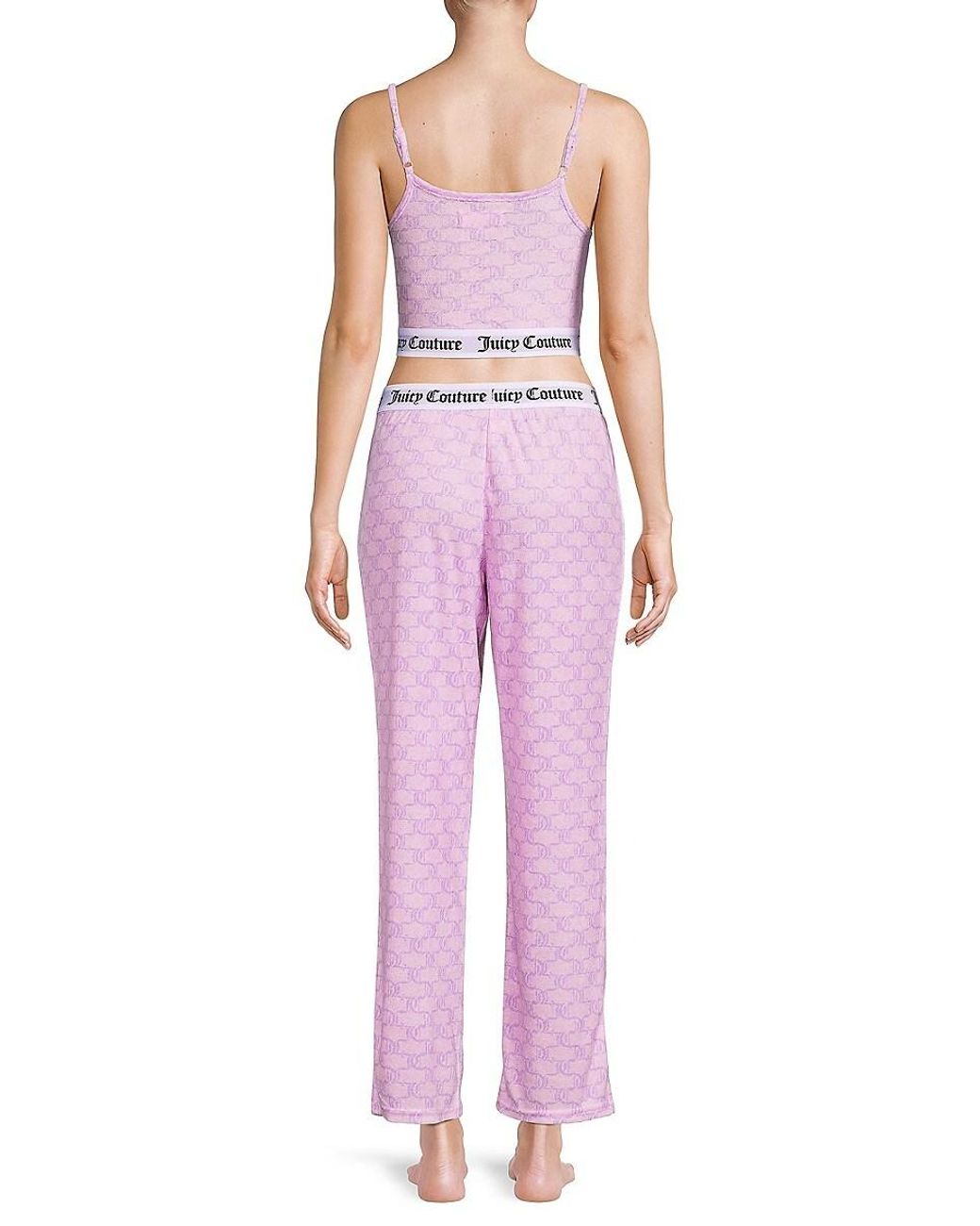 Juicy Couture 2-piece Print Pajama Set in Pink