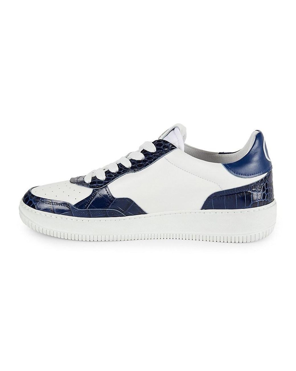 Cavalli Class by Roberto Cavalli Logo Leather Low Top