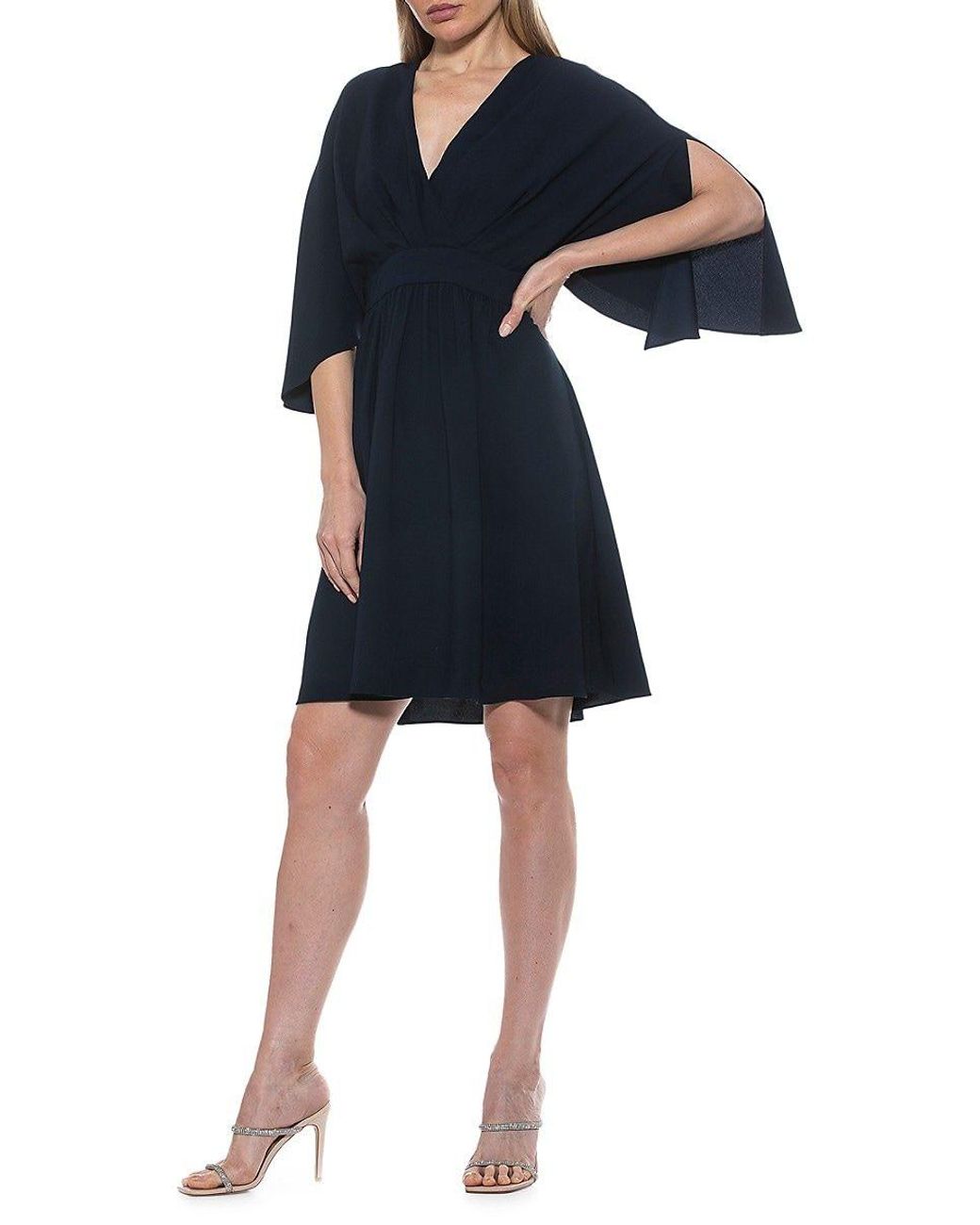 Alexia Admor Isla Fit And Flare Mini Dress in Blue Lyst