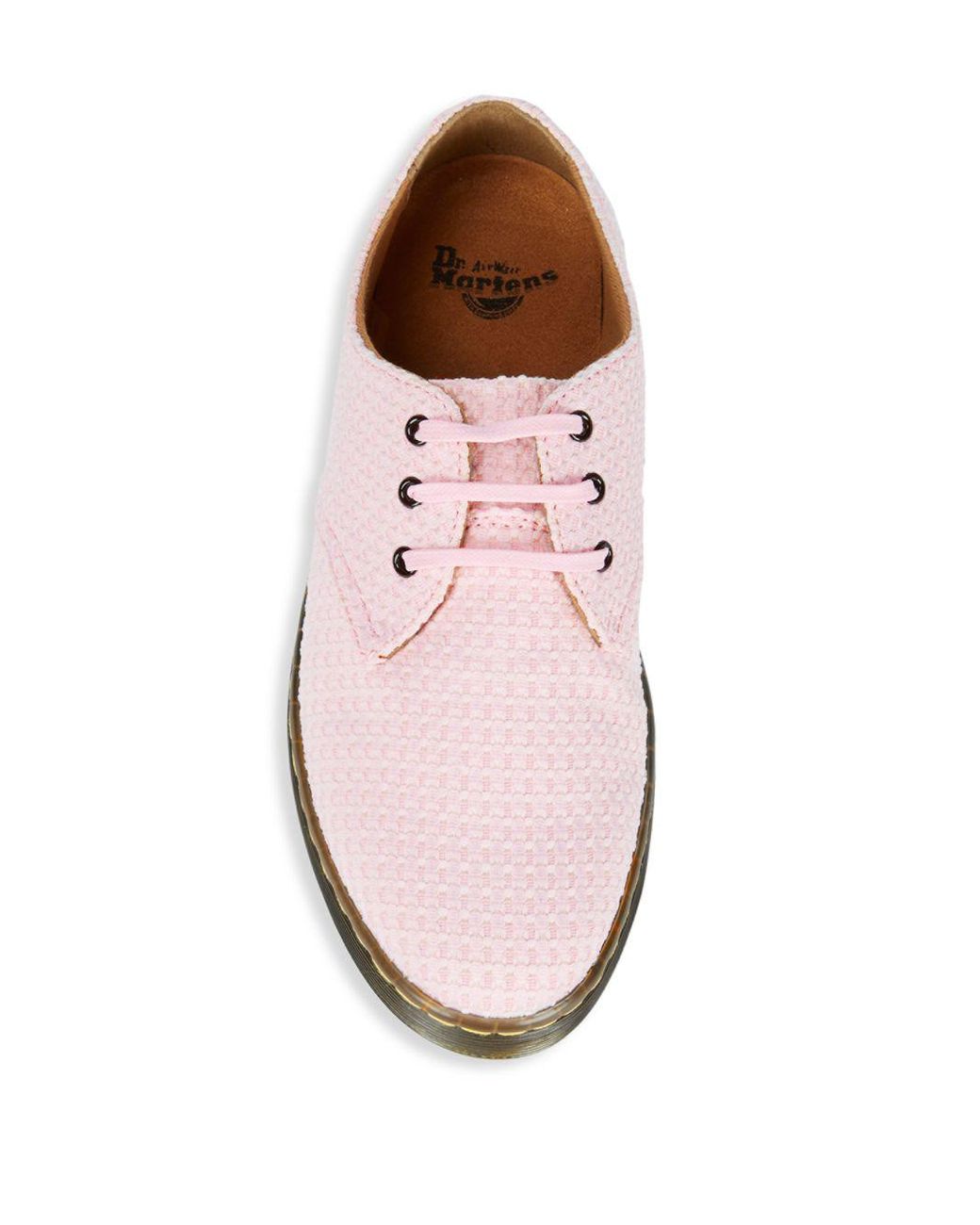 Dr. Martens Gizelle Lace-up Shoes in Pink | Lyst