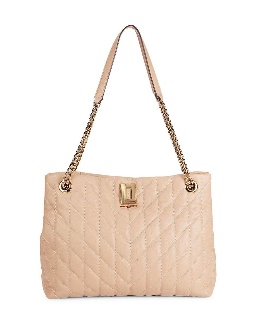 Karl Lagerfeld Lafayette Quilted Leather Tote | Lyst