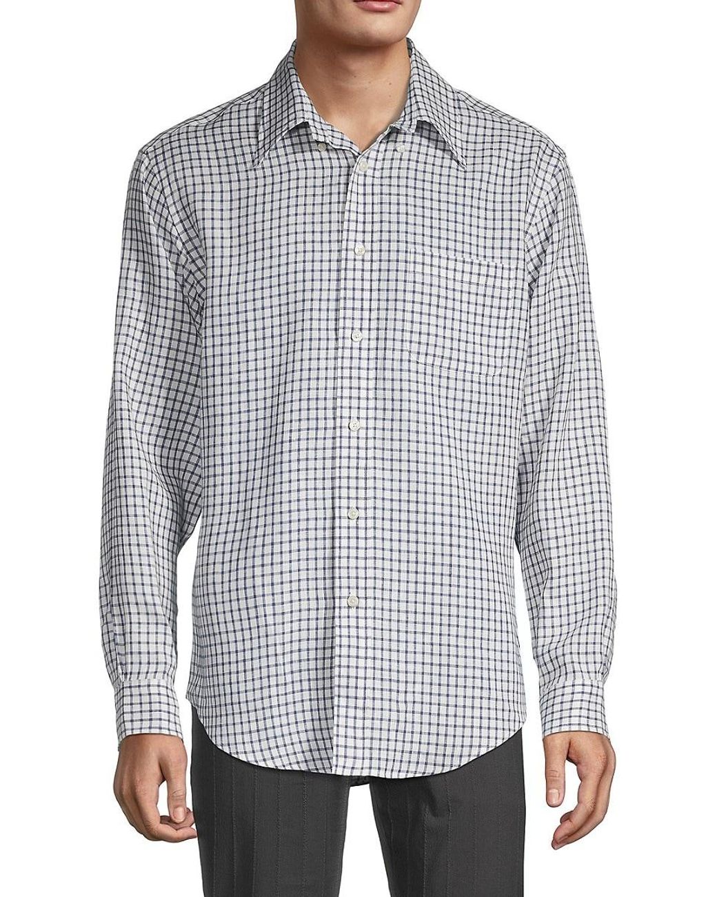 Brooks brothers gingham shirt Clearance