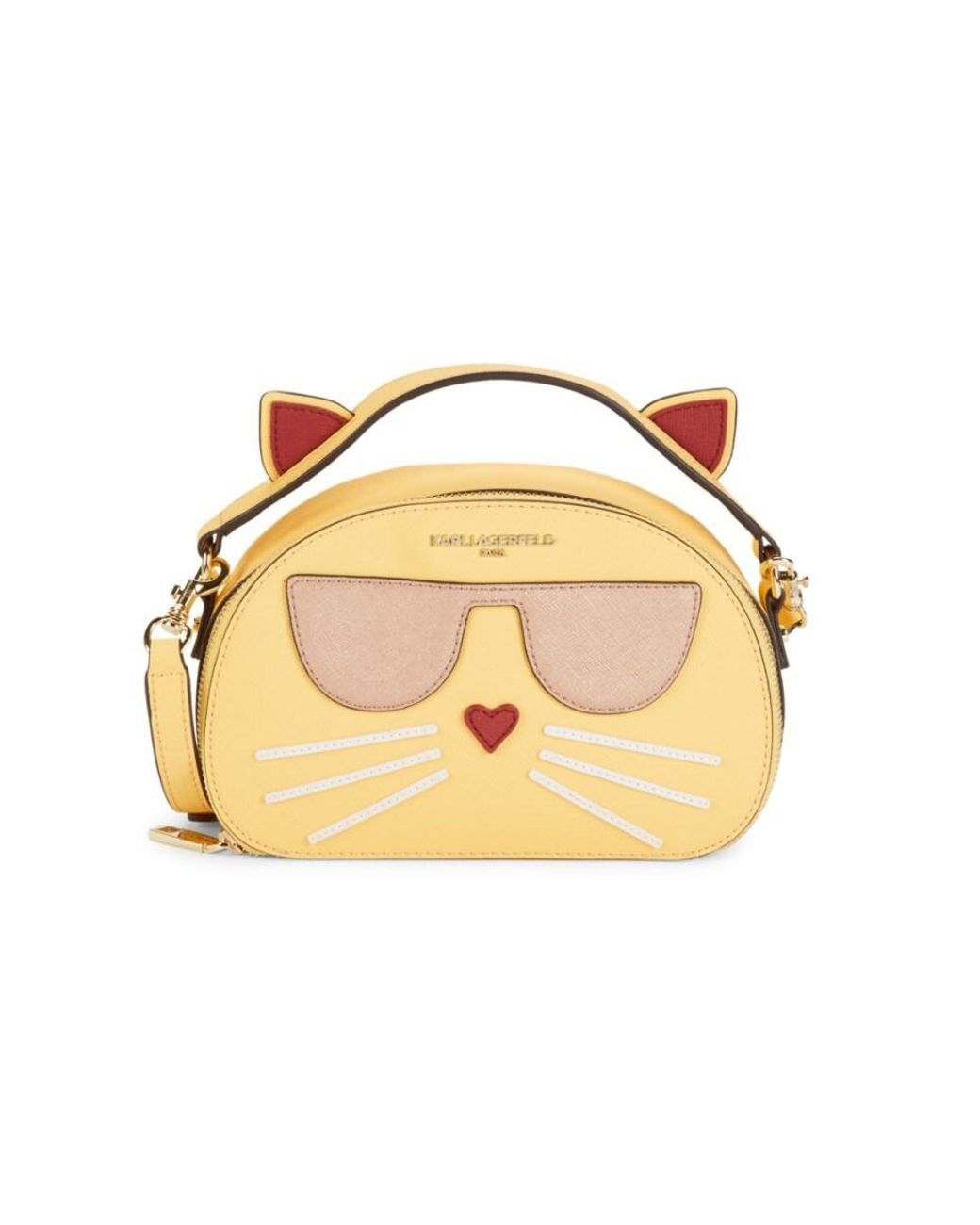 Karl Lagerfeld Women's Maybelle Choupette Cat Top-handle Bag - Crimson |  Lyst