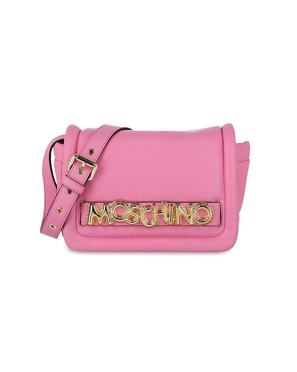 ショルダーバッグ・ポシェット MOSCHINO COUTURE Woman Shoulder bag Pink MC4236PP0MOS0 600 Moschino Heart Lock Leather Shoulder Bag Pink ref.651173