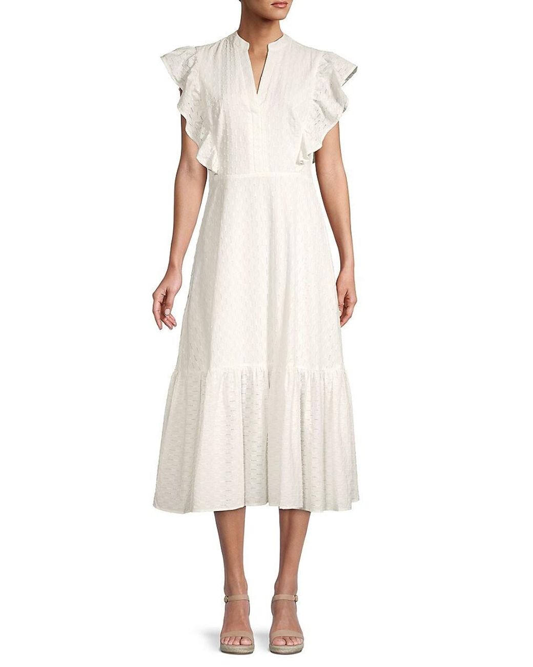 Bcbg off white store dress