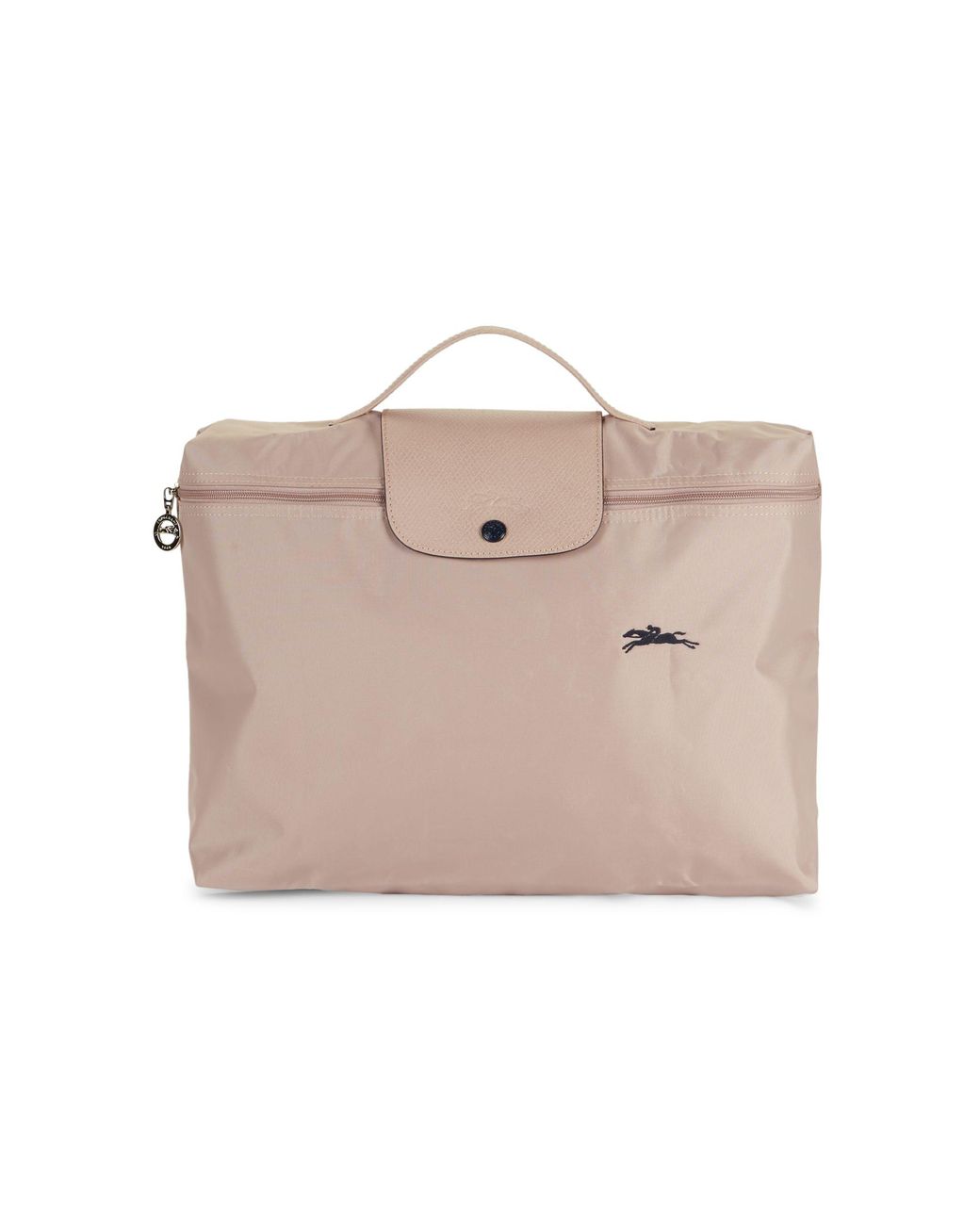 Longchamp Le Pliage Club Leather-trim Document Holder in Pink | Lyst