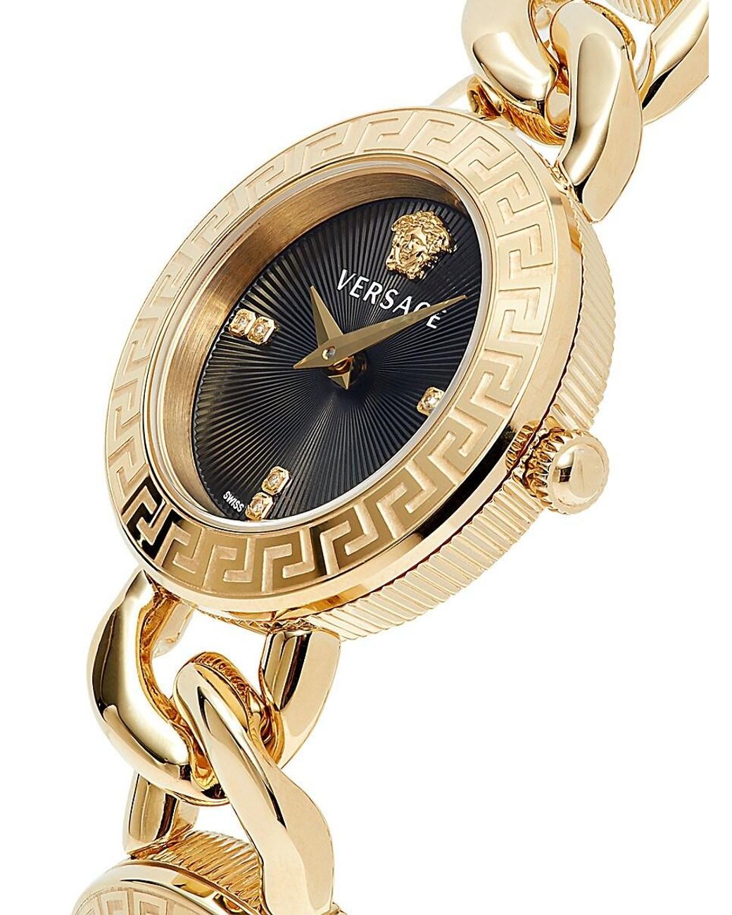 Versace Stud Icon 26mm Goldtone Stainless Steel Bracelet Watch in Metallic Lyst UK