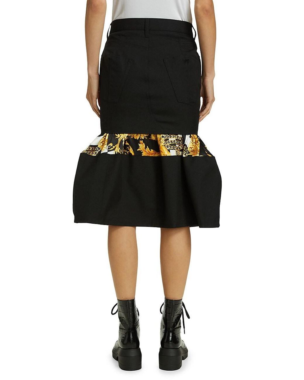 JUNYA WATANABE/sequin wide belt/black | chicshabu.com