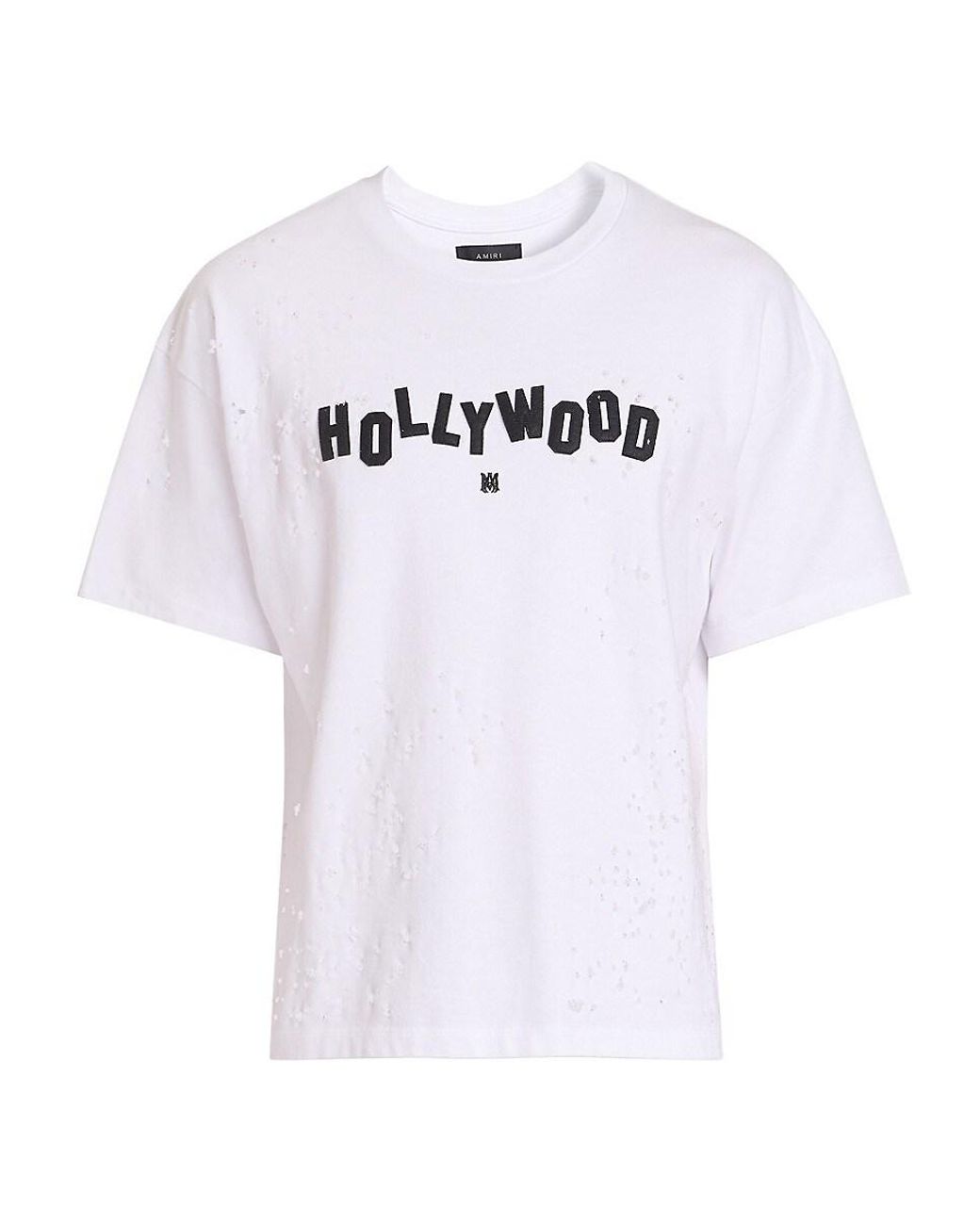 【関税込み】AMIRI ホワイト Hollywood Shotgun Tシャツ Amiri Hollywood Shotgun Logo T-Shirt in White for Men | Lyst