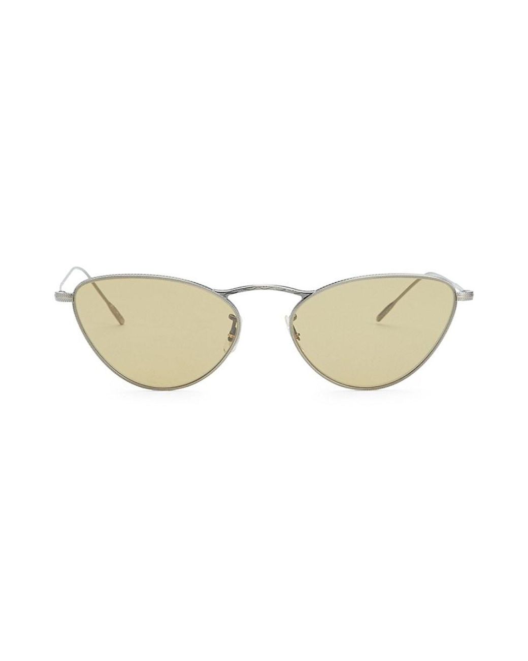 Oliver Peoples Lelaina 56mm Cat Eye Sunglasses in Natural Lyst