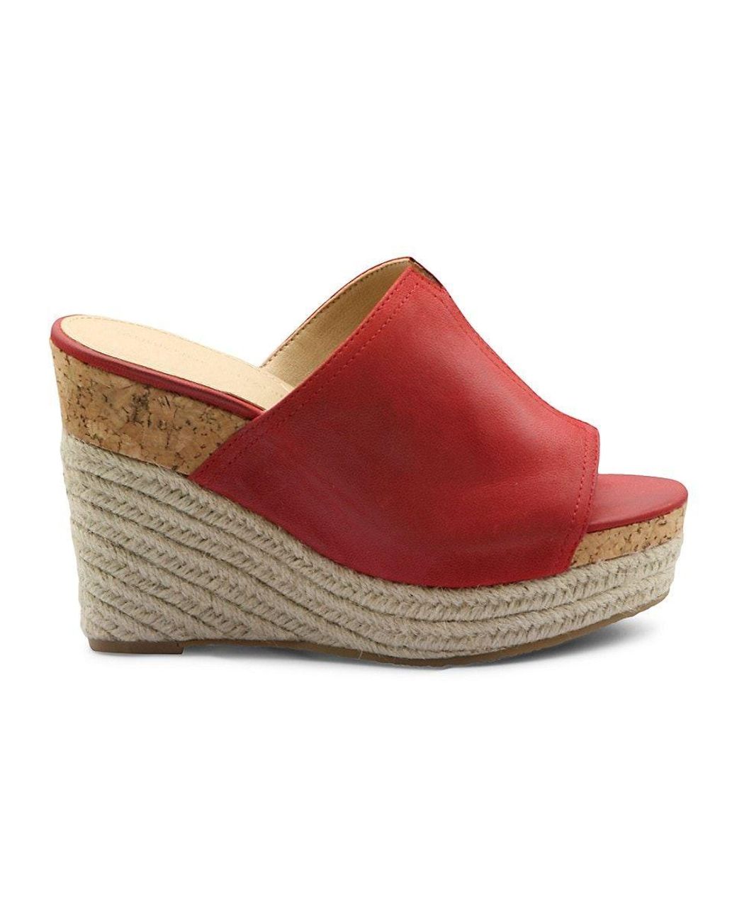Adrienne vittadini cherli platform wedge slide clearance