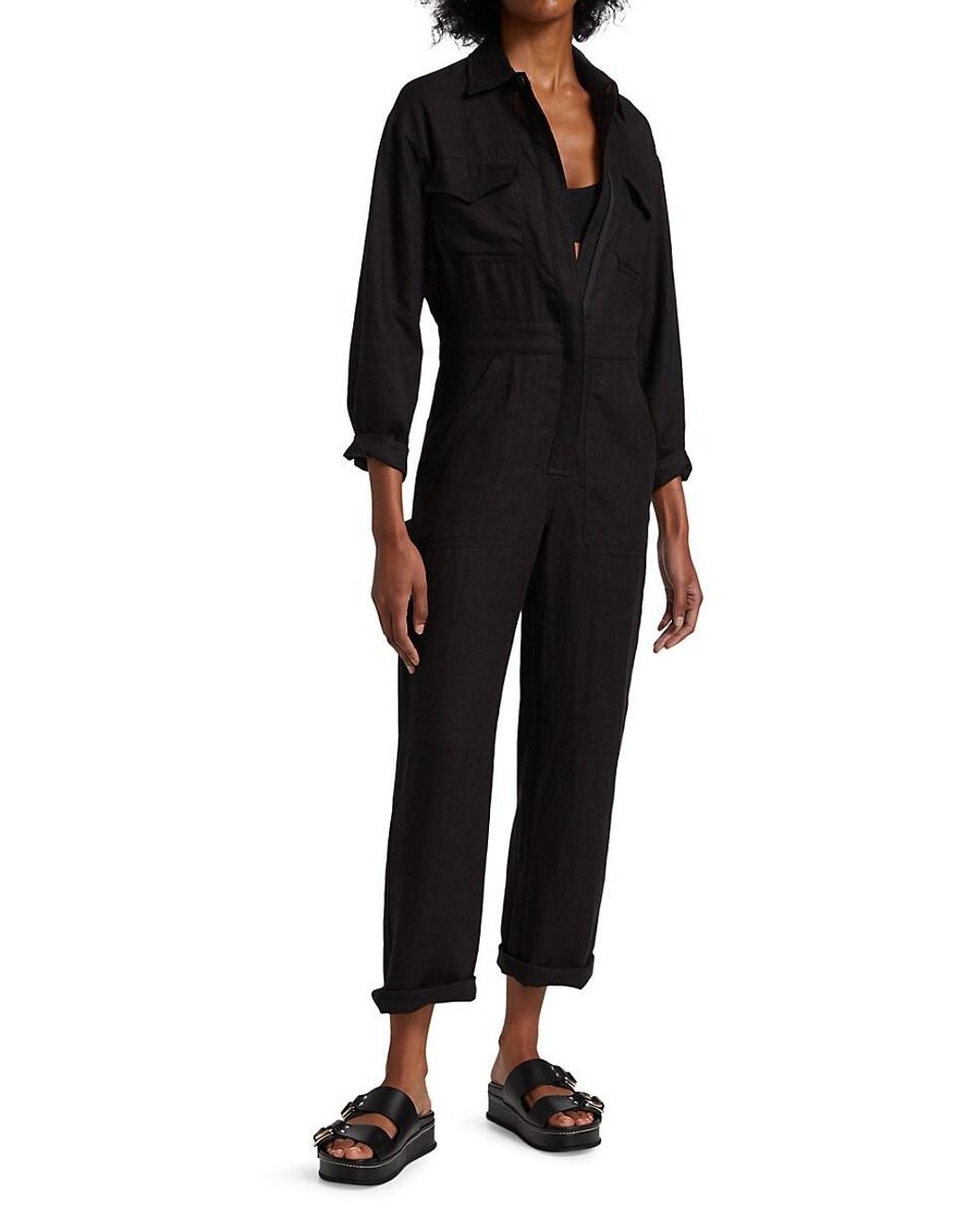 Rivet Utility Powerhouse Utility Jumpsuit in Black Lyst Canada