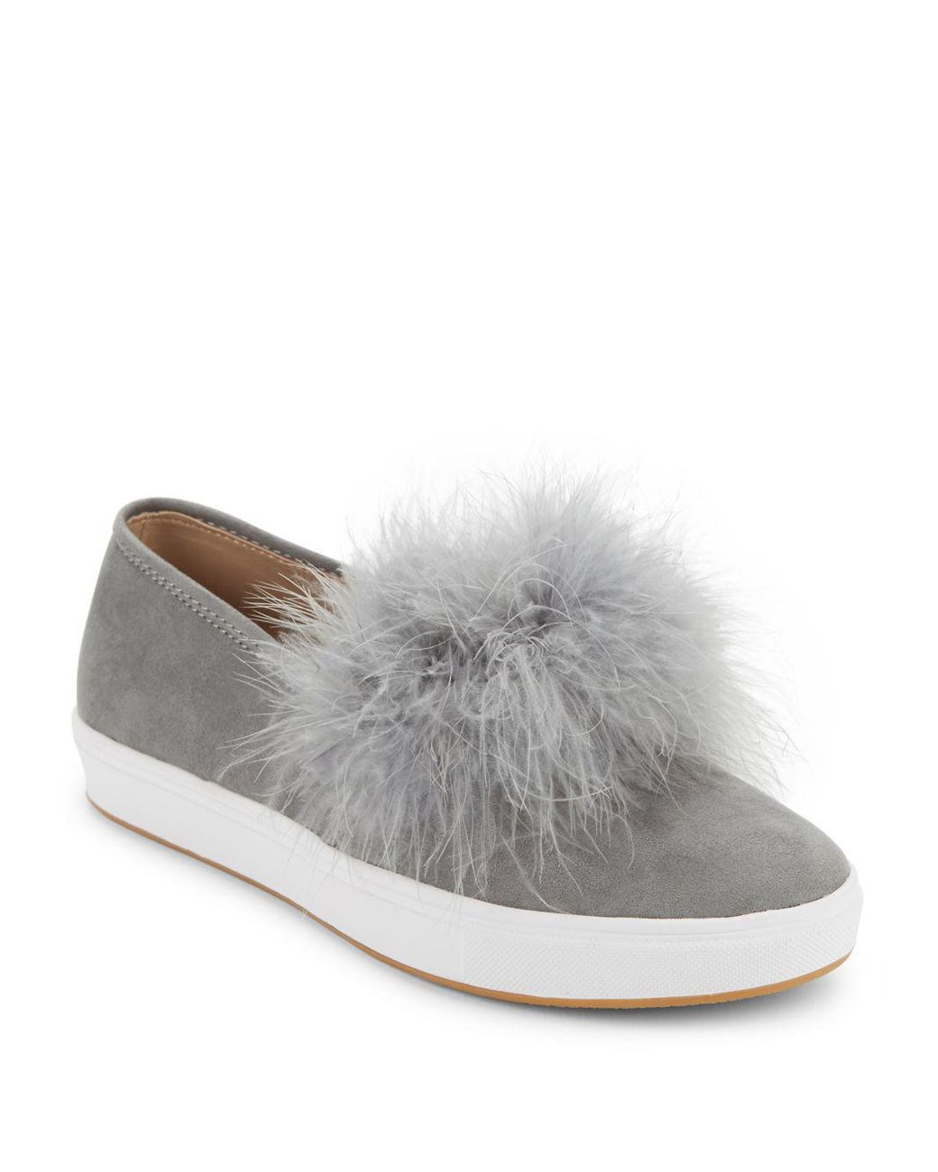 Steve madden pom store pom slip ons