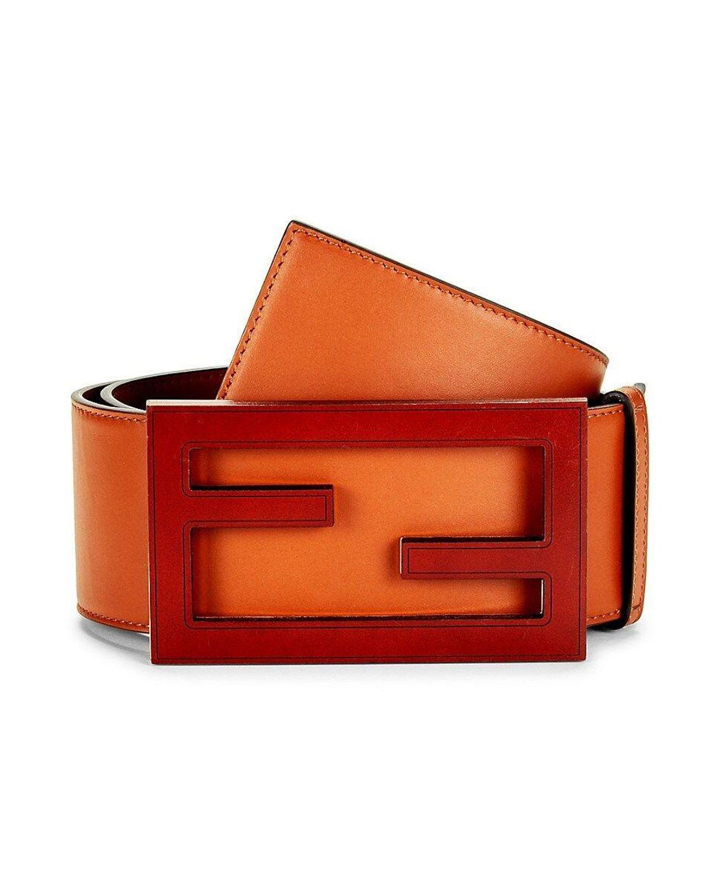 Cintura FF Leather Belt  Saks Fifth Avenue Japan