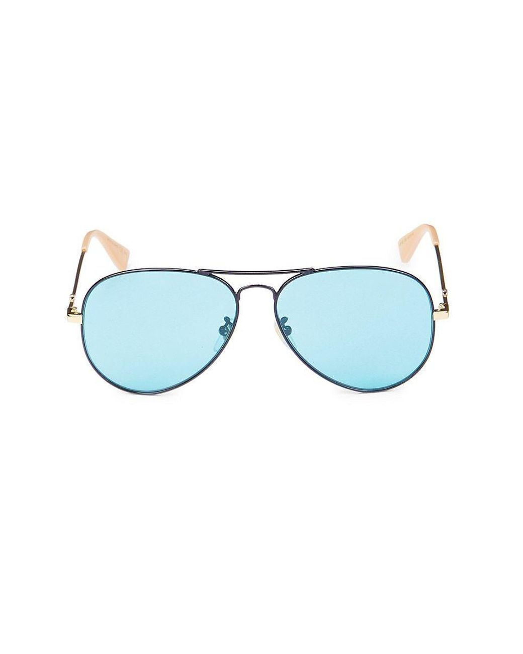 Gucci 60mm Aviator Sunglasses In Blue For Men Lyst