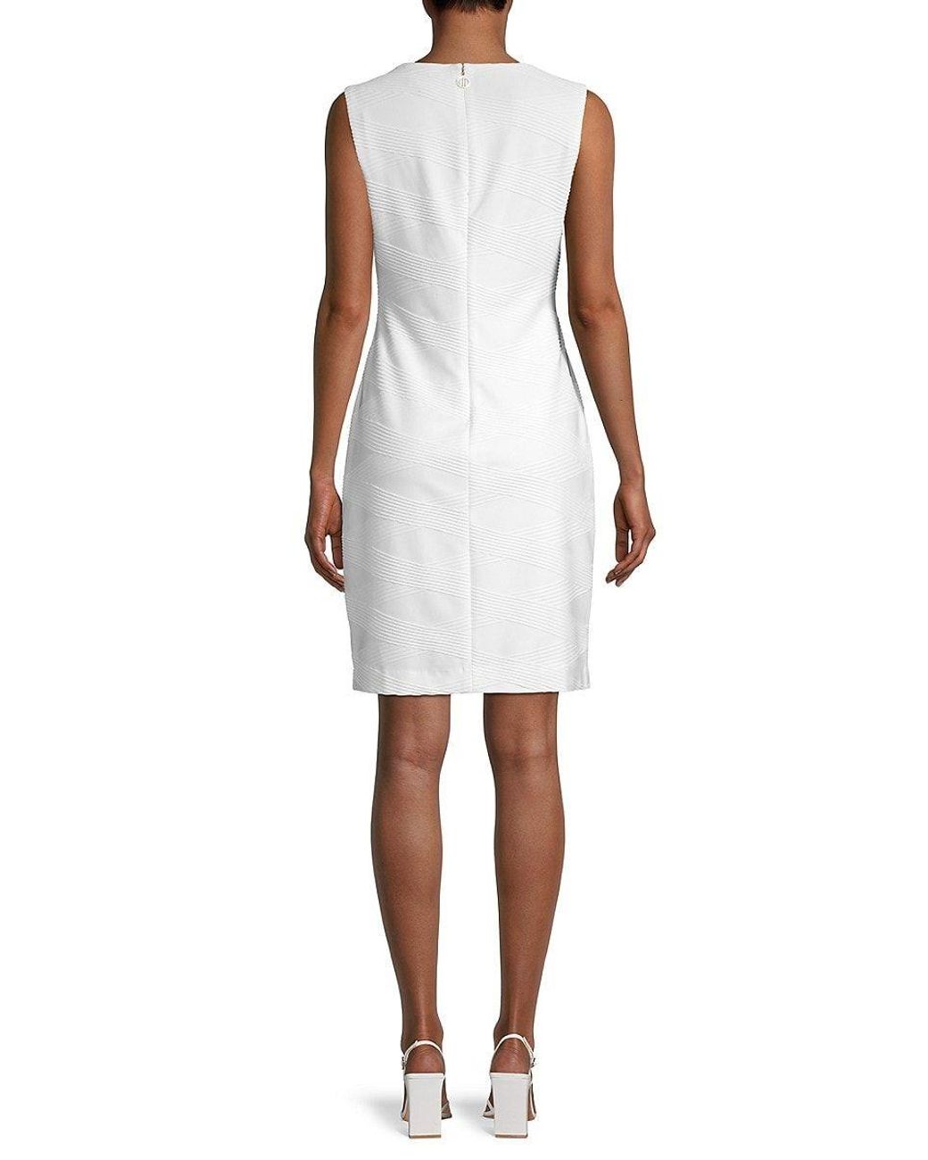Tommy hilfiger shop textured sheath dress