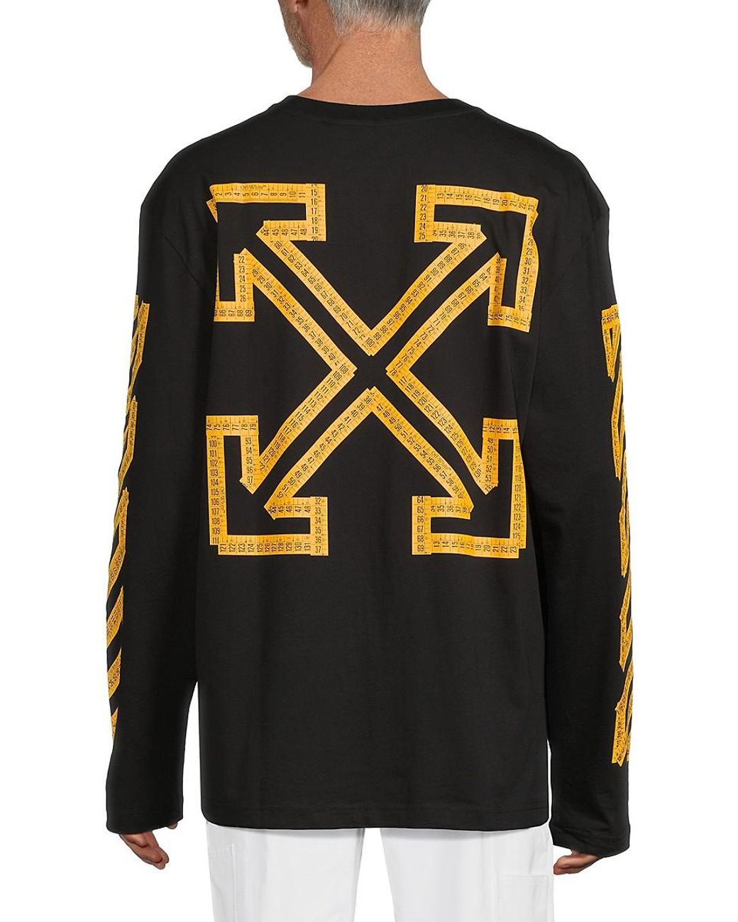 トップス 20SS OFF WHITE TAPE ARROWS LONG SLEEVES トップス 20SS OFF WHITE TAPE ARROWS LONG SLEEVES OFF-WHITE