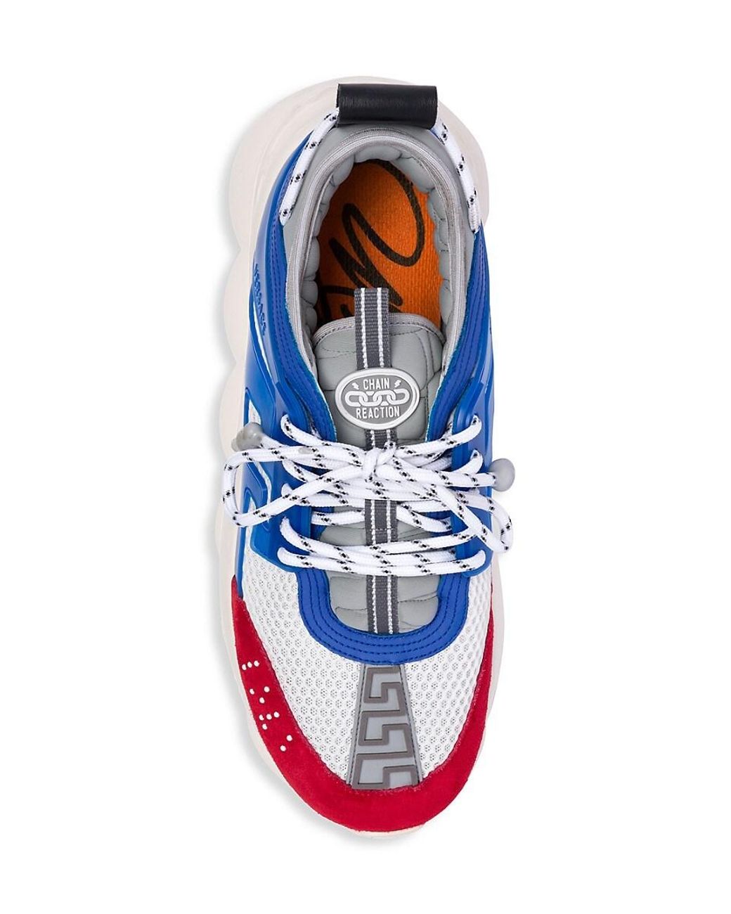 Versace Chain Reaction Sneakers in White for Men Lyst UK