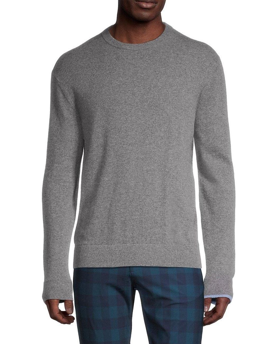 Greyson Tomahawk Cashmere Sweater in Gray for Men | Lyst