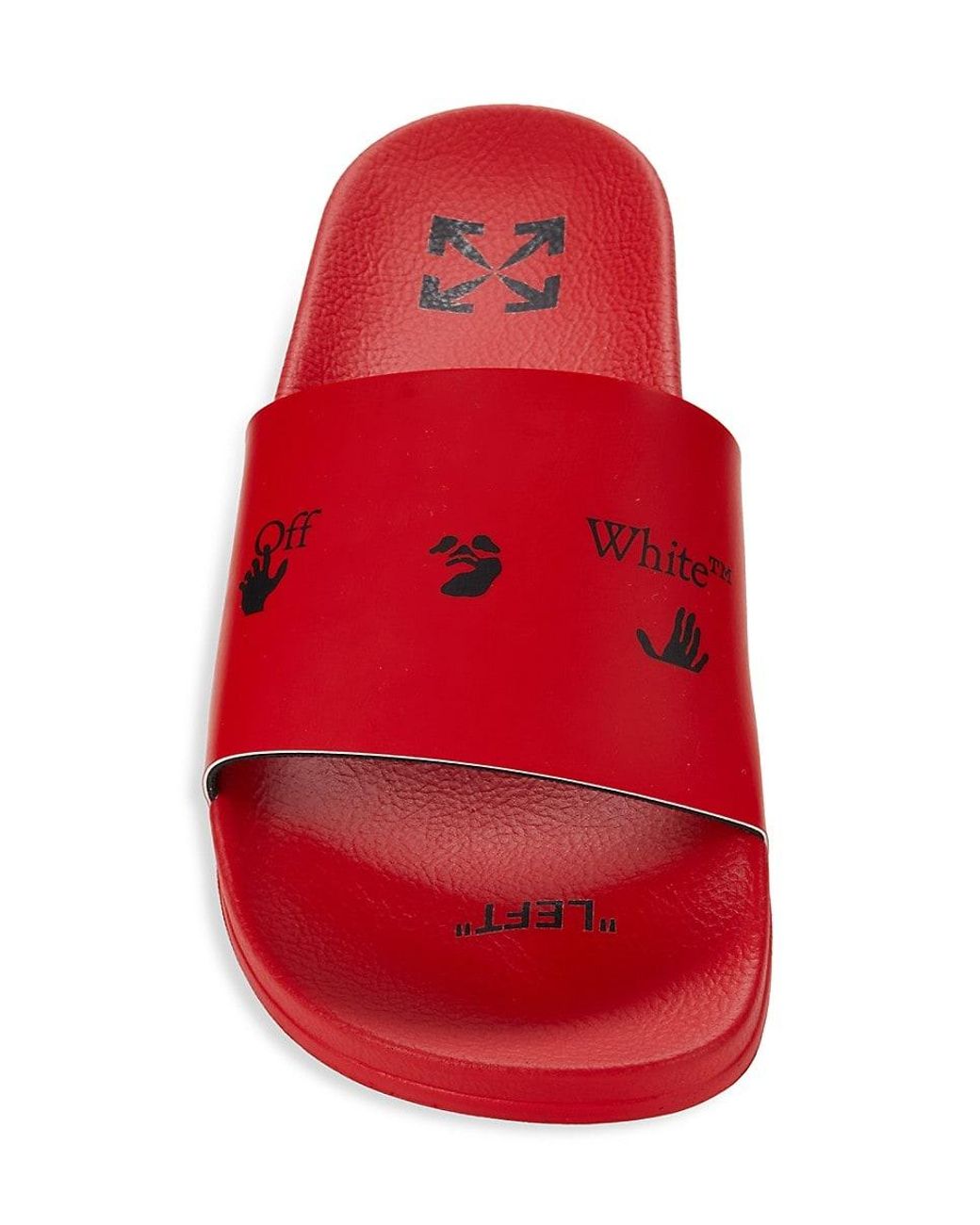Off white shop slides red