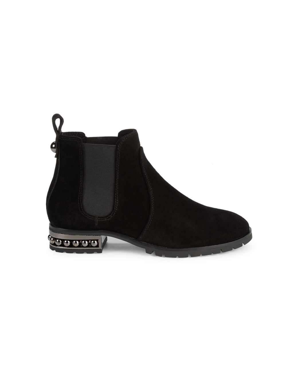 karl lagerfeld paris saxe beaded leather chelsea boots