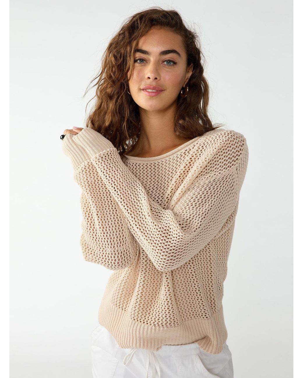 SANCTUARY Open Knit Sweater