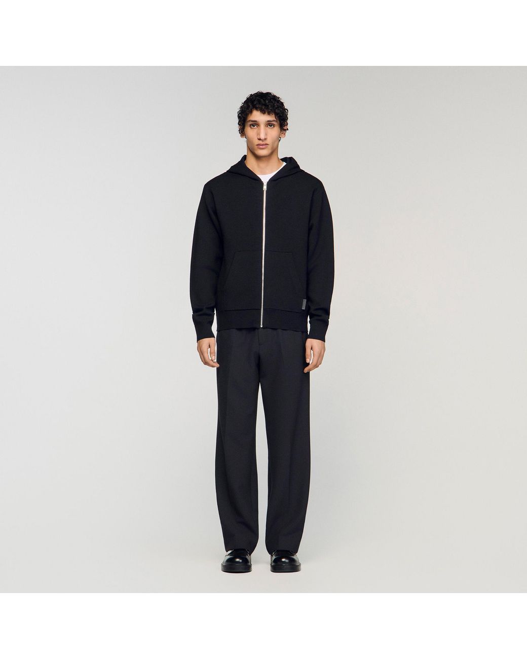 Sandro Blue Hoodie for men